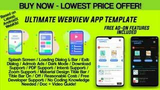 Ultimate WebView App Template (Demonstrated)