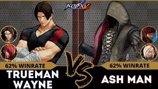 KOF XV⭐TRUEMAN WAYNE (Kyo/Iori/Kim) vs ASH MAN (Vice/Kukri/Ash)⭐Ranked Match - 03/25