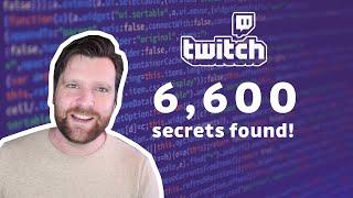 Finding over 6,000 credentials in Twitch's source code - How our source code is a vulnerability