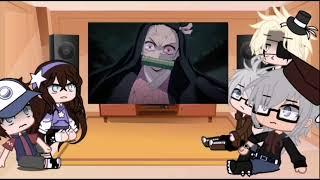 Gravity falls react to Nezuko | Demon slayer