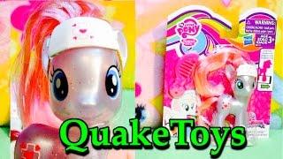 My Little Pony Explore Equestria Glittery Pearlized Exclusive Nurse Redheart MLP QuakeToys Zapcode