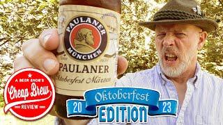 Paulaner Oktoberfest Marzen German Beer Review 2023 Revist by A Beer Snob's Cheap Brew Review