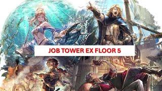 Spear Salvation Clear: Job Tower Floor 5 EX-Merchant, Cleric, Scholar, Apothecary