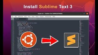 How to install Sublime Text 3 in Ubuntu linux 20.04 LTS