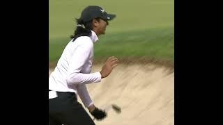 Aditi Ashok bunker brilliance to eagle the 18th in Jeddah!