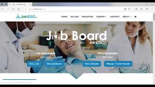 Join DSO Job Seeker Tutorial