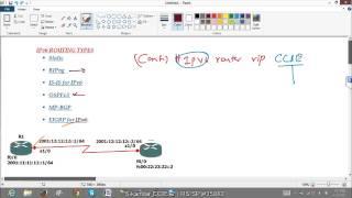 IPV6 routing using RIPng protocol