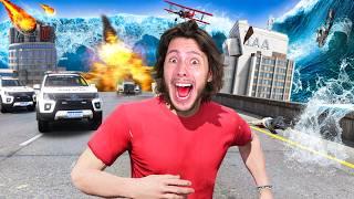 Tentando SOBREVIVER Ao CAOS NO GTA 5!! (A cada 35 segundos troca)