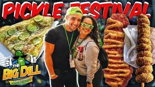 The Big Dill! World’s largest Pickle Party Food Festival 2024! #pickles #foodfestival #foodvlog