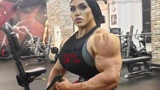 Russian Giantess Bodybuilder Nataliya 'Amazonka' Kuznetsova || Girl with Huge Biceps || IFBB