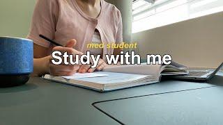 3-HOUR Live Study With Me @Faculty of Medicine | University Student | Neurology | 20yo Med Student