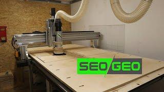 Wohnwand mit SeoGeo Zahnstangen CNC Fräse