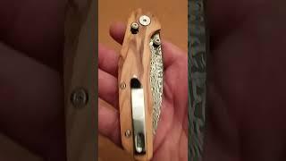 Bestechman Ronan - #great #top/Damascus/Olivewood - Budget EDC/super fidgedy/high quality