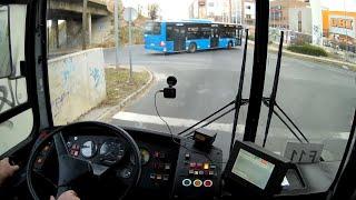 M3 állomáspótló BKV. Ikarus Ik435 (Cockpit View) Budapest.