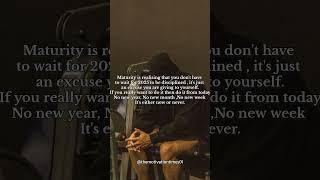 Waiting for the new year to be disciplined is just your excuse to procastinate.#motivation