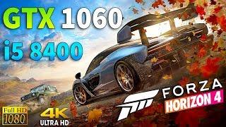 Forza Horizon 4 : GTX 1060 - i5 8400 l 1080p l 4K l