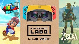 Super Mario Odyssey & The Legend of Zelda: Breath of the Wild – VR, Nintendo Labo style!