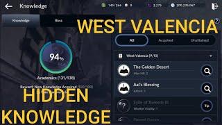 All Hidden Knowledge "Academics" in West Valencia | Black Desert Mobile