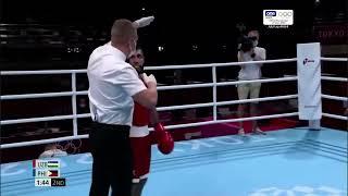 CARLO PAALAM (PHI) VS SHAKHOBIN ZOIROV (UZB) for Silver/Bronze Boxing at Tokyo Olympics 2020