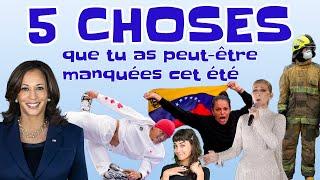 5 choses que tu as peut-être manquées cet été!