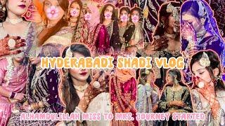 Bestiee found her better half🫀|Hyderabadi shadi vlog|Outfits-dinner-Fun|