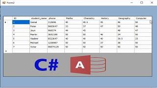 C sharp tutorial: How to retrieve data from multiple tables into datagridview using C#