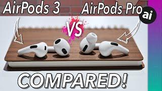 AirPods 3 VS AirPods Pro! FULL COMPARISON!