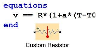 Simscape Language: Electronic Example