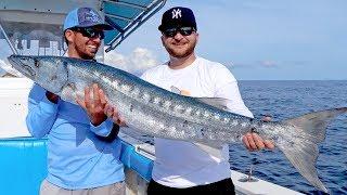 Giant Barracudas Crushing Topwater Baits with Seal Skin Covers