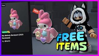 New FREE LIMITED UGC items , How to get FREE UGC LIMITED ITEMS My Melody Backpack on ROBLOX