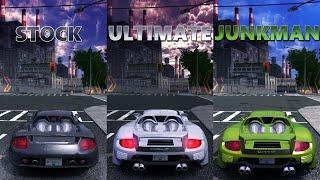 Stock VS Ultimate VS Junkman Carrera GT NFS MW Drag Race