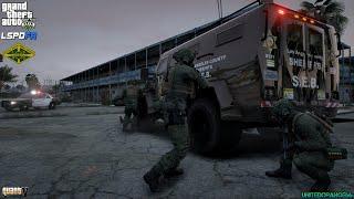 GTA V - LSPDFR 0.4.9 - LSSD/LASD - SEB Sheriff SWAT - Joint Operation - 4K