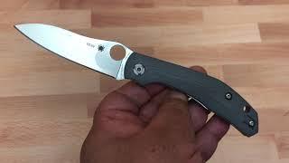 Exclusive Spyderco Kapara CPM-20CV and Grey G-10 scales!  The Knife of the Day!