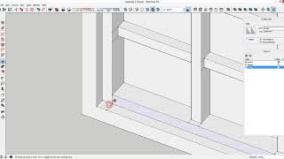 SketchUp Церковь 4 Окна Часть 2