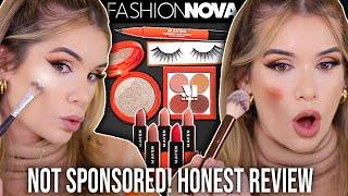 TESTING Fashion Nova’s NEW MAKEUP LINE! ...is it Any Good?