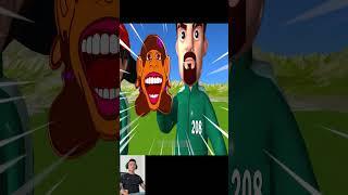 Scary Teacher 3D vs Squid Game Trying Dalgona Candy Shapes Squid Girl Level Max Challenge #shorts