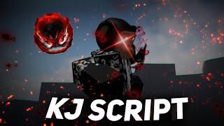 KJ SCRIPT MOVESET THE STRONGEST BATTLEGROUNDS, 20 DROP KICK, STOIC BOMB,RAVAGE, FIVE SEASONS