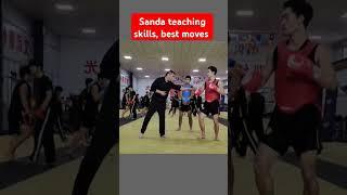 Sanda teaching skills, best moves #kungfu #shortsvideo #fightback #viralvideo #selfdefense #hongliu