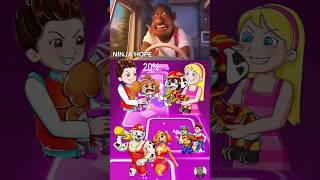 PAW Patrol:  - Zuma - Skye   Marshall - Ryder  Chase - Rocky Tiles Hop EDM Rush  #767
