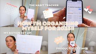 How I'm organising, preparing and motivating myself for 2023 | Notion, Calendars, Productivity tools