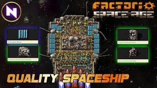 How To Design An Interplanetary SPACESHIP  With QUALITY Items | 02 | Factorio SPACE AGE