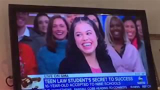 Haley Taylor Schlitz on Good Morning America