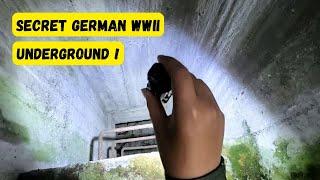 Secret German WWII underground bunkers and tunnel found in a forest.