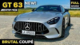 2024 MERCEDES AMG GT 63 NEW V8 Coupe! MORE FUN Than 911?! FULL DRIVE Review BRUTAL Sound