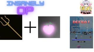 [GPO BATTLE ROYALE] Neptune's Trident + Mero is a OP build in battle royale