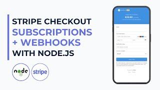 Stripe Checkout Subscriptions + Webhooks with Node.js