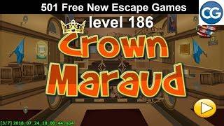 [Walkthrough] 501 Free New Escape Games level 186 - Crown maraud - Complete Game