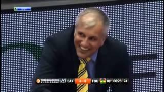 Obradovic laughs as Vidmar hits free throw