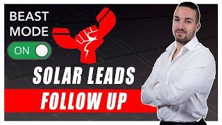 Online Solar Leads Follow-Up Training For Beginners | Step-by-Step