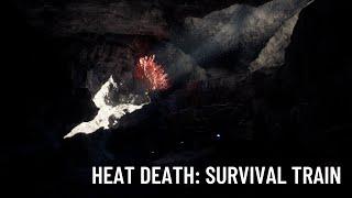 basically Antarctica with trains and robots - heat death: survival train